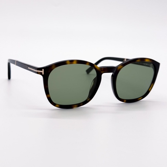 NEW TOM FORD TF1020 ECO 52N HAVANA MEN SUNGLASSES JAYSON FT1020/S ROUND TOM FORD - Picture 4 of 9